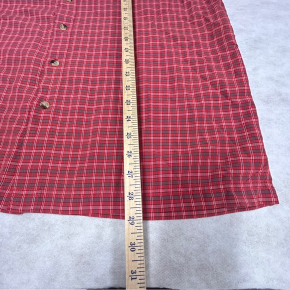 The North Face Red Casual Button Down Shirt Lightweight Cotton. XL - Picture 7 of 9